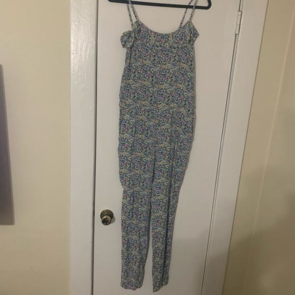MNG Casual Floral  Jumpsuit Size Small - Picture 2 of 9